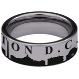 Washington DC Skyline Tungsten Carbide Ring