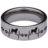 Pug Tungsten Carbide Ring