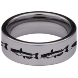 Catfish Tungsten Carbide Ring