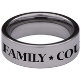 God Family Guns Country Tungsten Carbide Ring