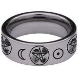 Elemental Wizard Tungsten Carbide Ring