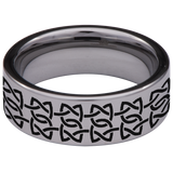 Butterfly Celtic Knot Tungsten Carbide Ring