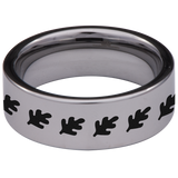 Leaf Tungsten Carbide Ring