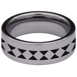 Diamond Tungsten Carbide Ring