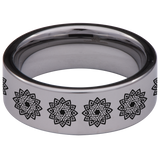 Menorah Tungsten Carbide Ring