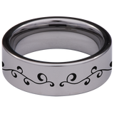 Sugar Skull Tungsten Carbide Ring