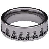 Pineapple Tungsten Carbide Ring