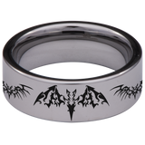 Vampire Skull Tungsten Carbide Ring