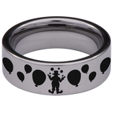 Clown Tungsten Carbide Ring