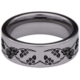 Rosebud Tungsten Carbide Ring