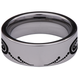 Filigree Swirl Tungsten Carbide Ring