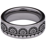 Fancy Tungsten Carbide Ring