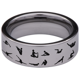 Pilates Style 2 Tungsten Carbide Ring