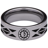 Kokopelli Tungsten Carbide Ring