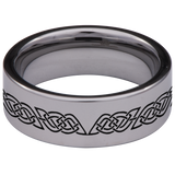 Celtic Raven Style 2 Tungsten Carbide Ring