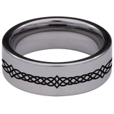 Celtic Tree of Life Tungsten Carbide Ring