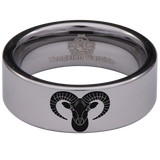 Goat Tungsten Carbide Ring