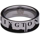 Washington DC Skyline Tungsten Carbide Ring