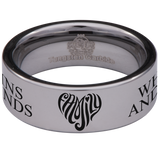 Family Love Tungsten Carbide Ring