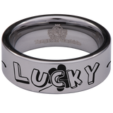Good Luck Tungsten Carbide Ring