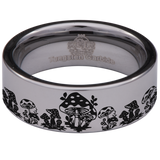 Mushroom Tungsten Carbide Ring