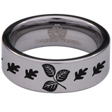 Leaf Tungsten Carbide Ring