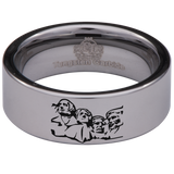 Mount Rushmore Tungsten Carbide Ring