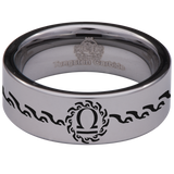 Libra Tungsten Carbide Ring
