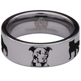 Pitbull Tungsten Carbide Ring