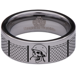 Soldier Skull Tungsten Carbide Ring