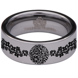 Flower Cluster Tungsten Carbide Ring