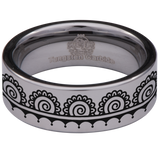 Fancy Tungsten Carbide Ring