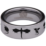 Dragon Loop Tungsten Carbide Ring