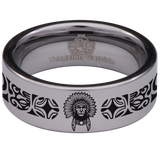 Native American Tungsten Carbide Ring