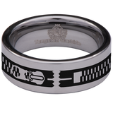 Zipper Tungsten Carbide Ring