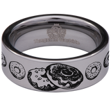 Donut Tungsten Carbide Ring