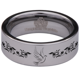 Dove Tungsten Carbide Ring