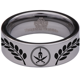Spartan Shield Tungsten Carbide Ring