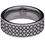 Quatrefoil Tungsten Carbide Ring
