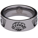 Gambler Tungsten Carbide Ring