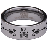 Scorpion Tungsten Carbide Ring