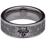 Friends of Irony FOI Wolf Pack Style 2 Tungsten Carbide Ring