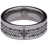 Mayan Tungsten Carbide Ring