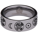 Elemental Wizard Tungsten Carbide Ring