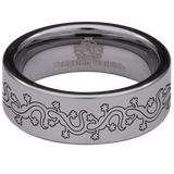 Lizard Tungsten Carbide Ring