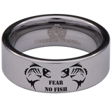 Fear No Fish Tungsten Carbide Ring
