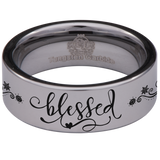 Blessed Tungsten Carbide Ring