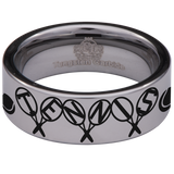 Tennis Tungsten Carbide Ring