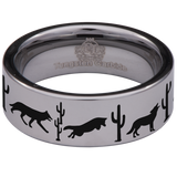 Coyote Tungsten Carbide Ring