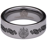 Celtic Dog Style 2 Tungsten Carbide Ring